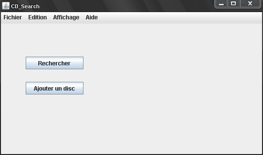 fenêtre d'acceuil C.D_Search