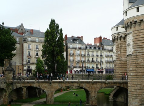 L'entrée du Château des Ducs, Nantes.