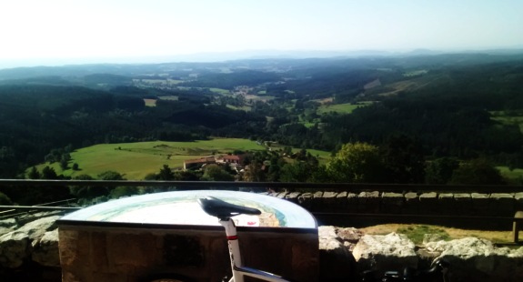 Vue depuis la table d'orientation de Montarcher.