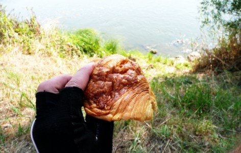 Il est l'heure de la pause croissant. Miam !