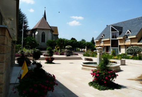 Belleville-sur-Loire, jolie ville dans laquelle je me rafraîchi à l'heure de la pause déjeuner.